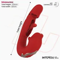 Intoyou Mouty vibrator met bijtende tong en app