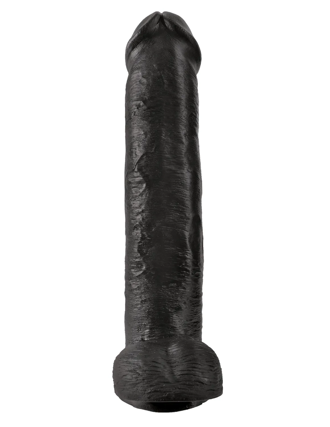 Pipedream King Cock 15" dildo met ballen zwart realistisch