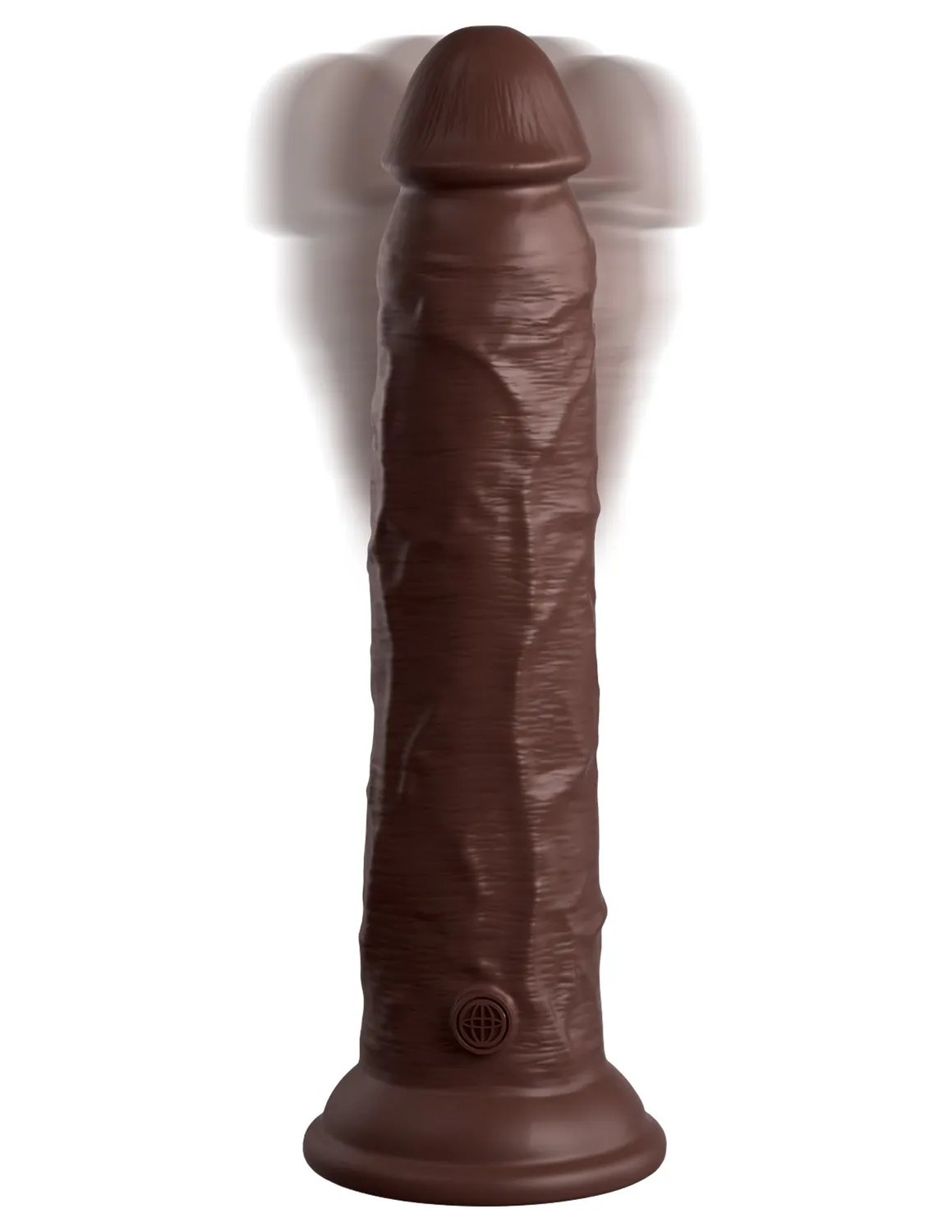 Pipedream King Cock 9 Vibrating Silicone Dual Density dildo remote
