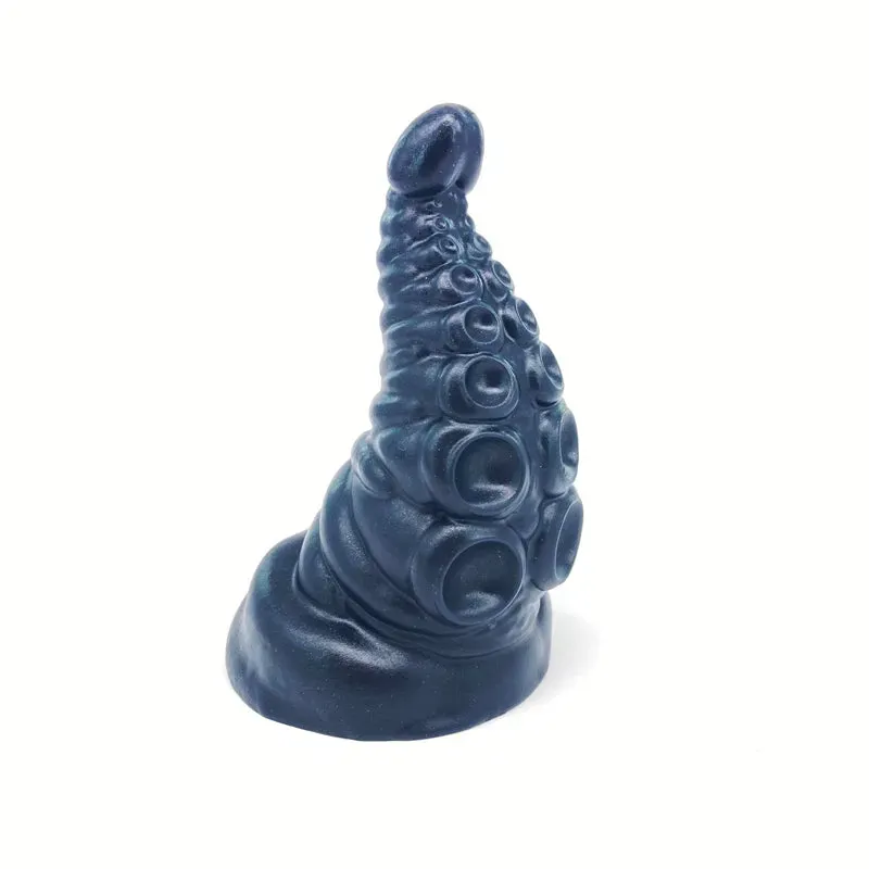 Tentickle Tenton Black Sparkle mini dildo medium