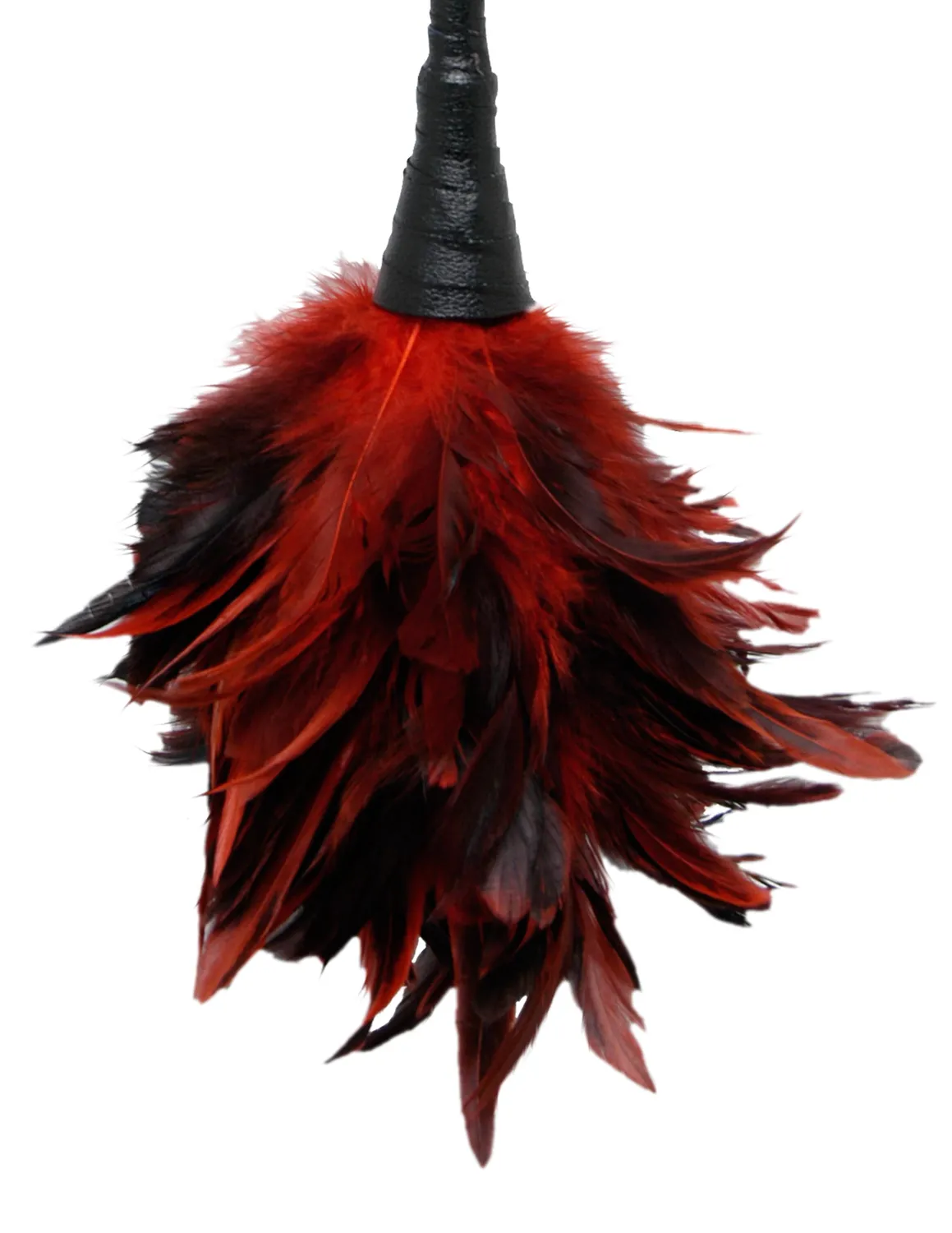Pipedream Fetish Fantasy Frisky Feather Duster veren teaser rood-zwart zacht