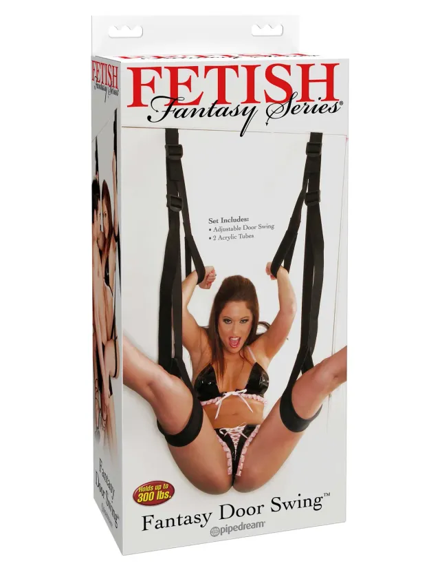 Pipedream Fetish Fantasy Door Swing seksschommel zwart deur