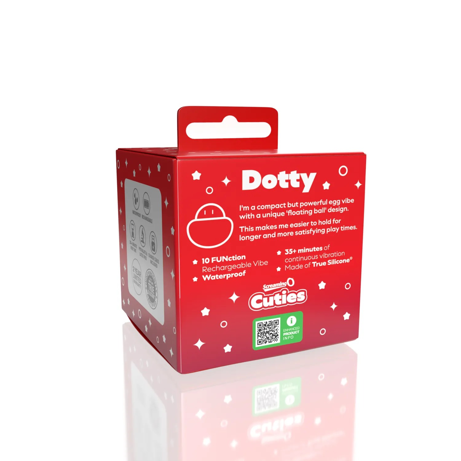 Screaming O Cuties Dotty oplaadbaar egg vibrator siliconen