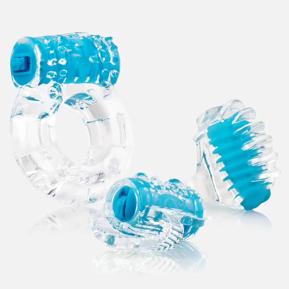 Screaming O VibrOman vibratorset zwart 3-delig