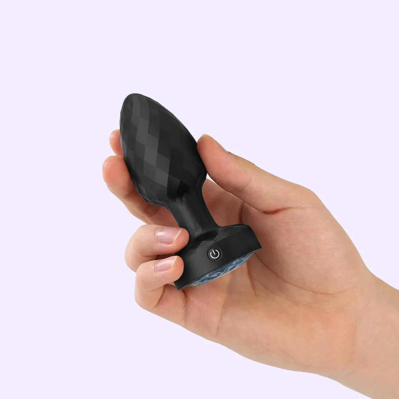 Beisar Piet 2 buttplug zwart met licht en trilling