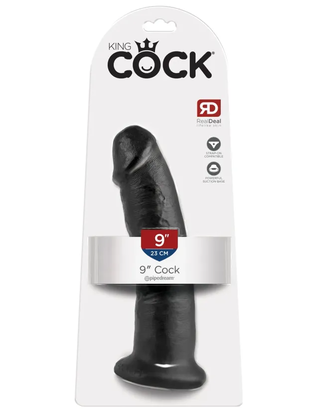 Pipedream King Cock 9 inch Cock dildo zwart realistisch