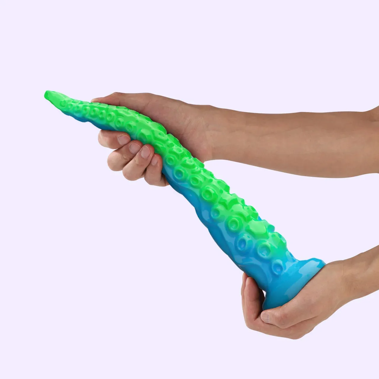 Beisar Divers dildo groen glow in the dark tentakel