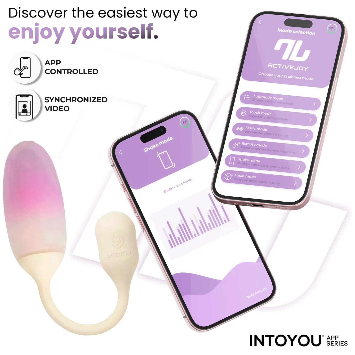 Intoyou NexEgg tril-ei met app beige/roze