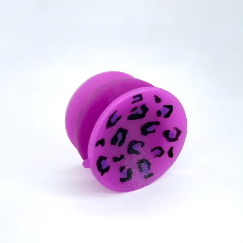 Tentickle dubbelzijdige zuignap Vio-Leopard #1 small glow