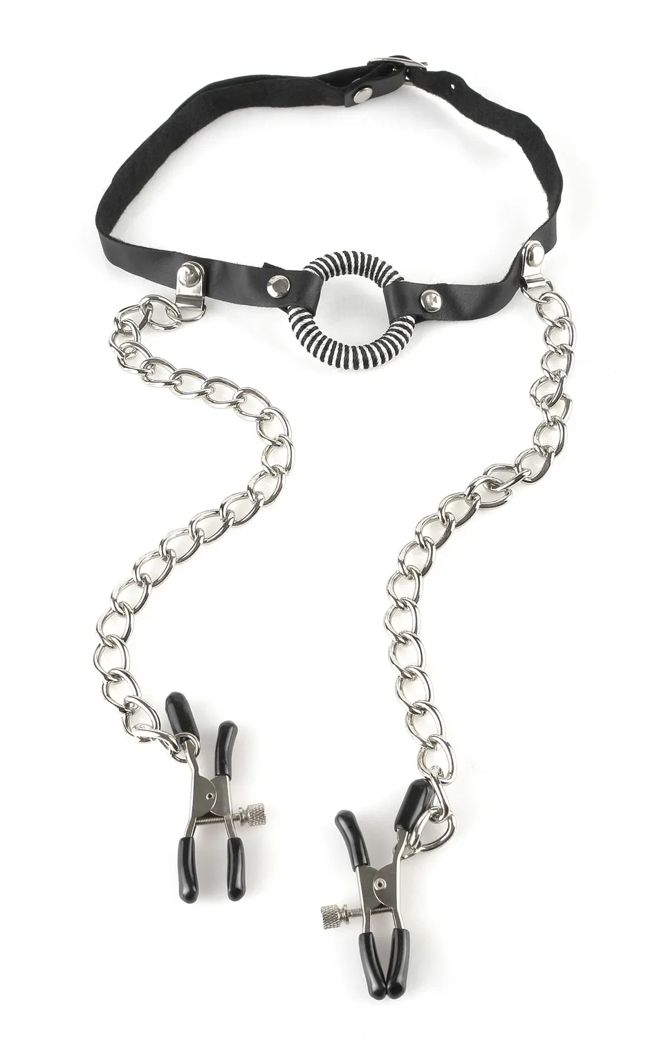 Pipedream Fetish Fantasy O-Ring Gag Nipple Clamps bondage set
