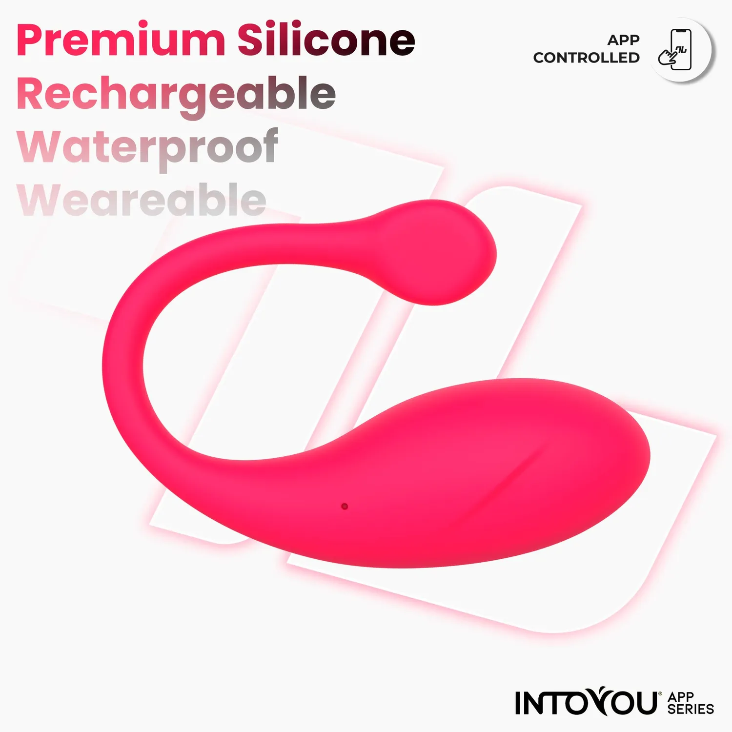 Intoyou Bulby tril-ei met app intens roze