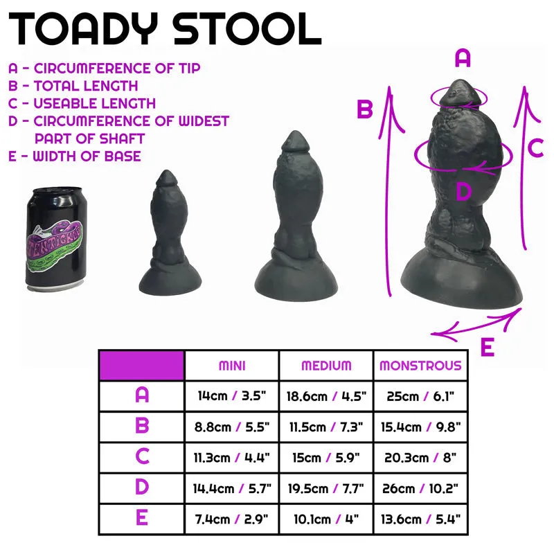 Tentickle Toady Stool Be My Fungi dildo medium soft glow