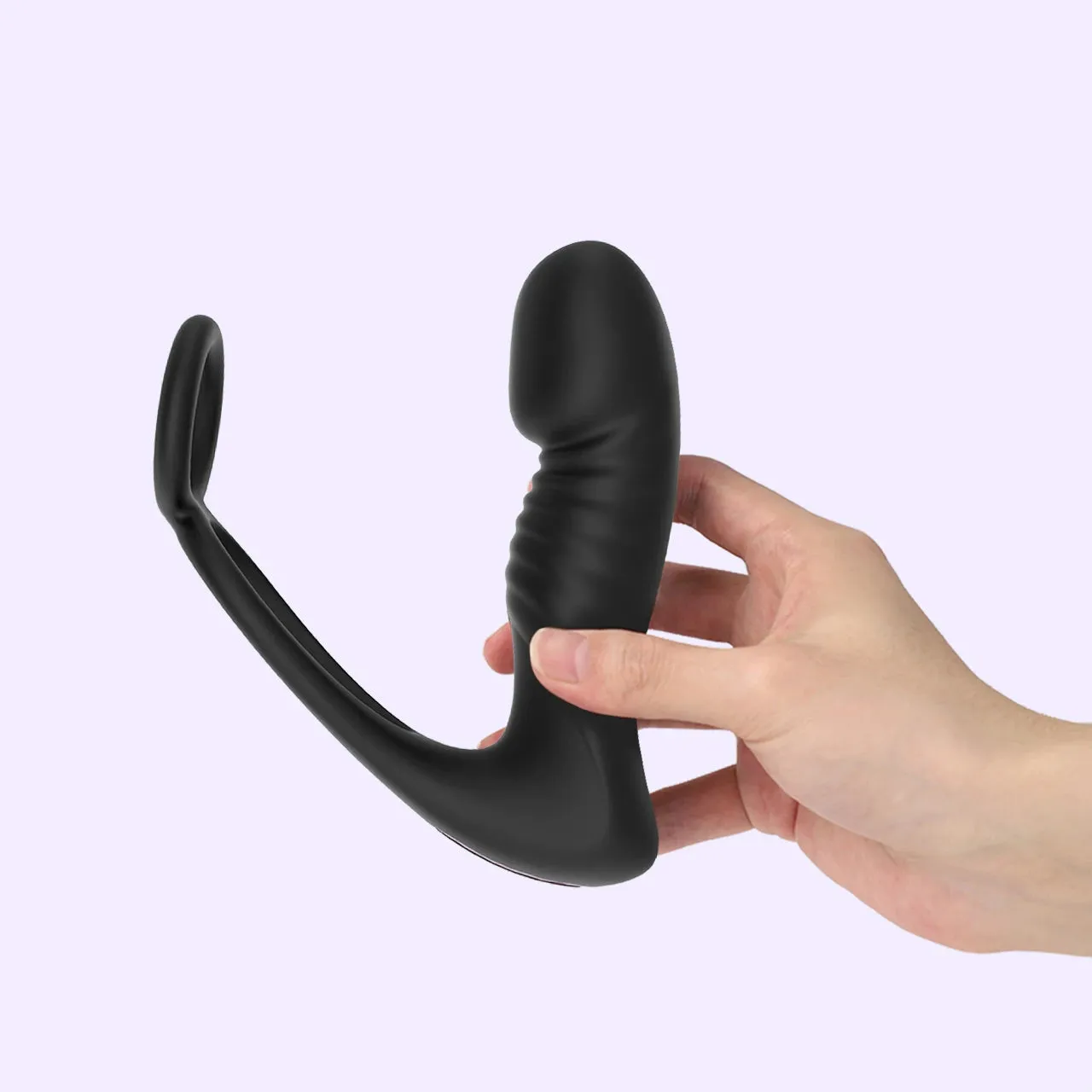 Beisar Puck 4-in-1 prostatemassager siliconen zwart