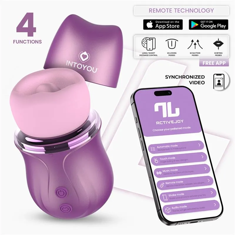 Intoyou Suvi clitorisstimulator likken zuigen bijten USB-C