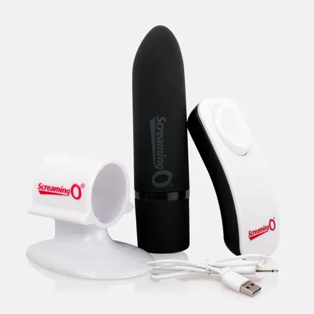 Screaming O Positive vibrator zwart afstandsbediening