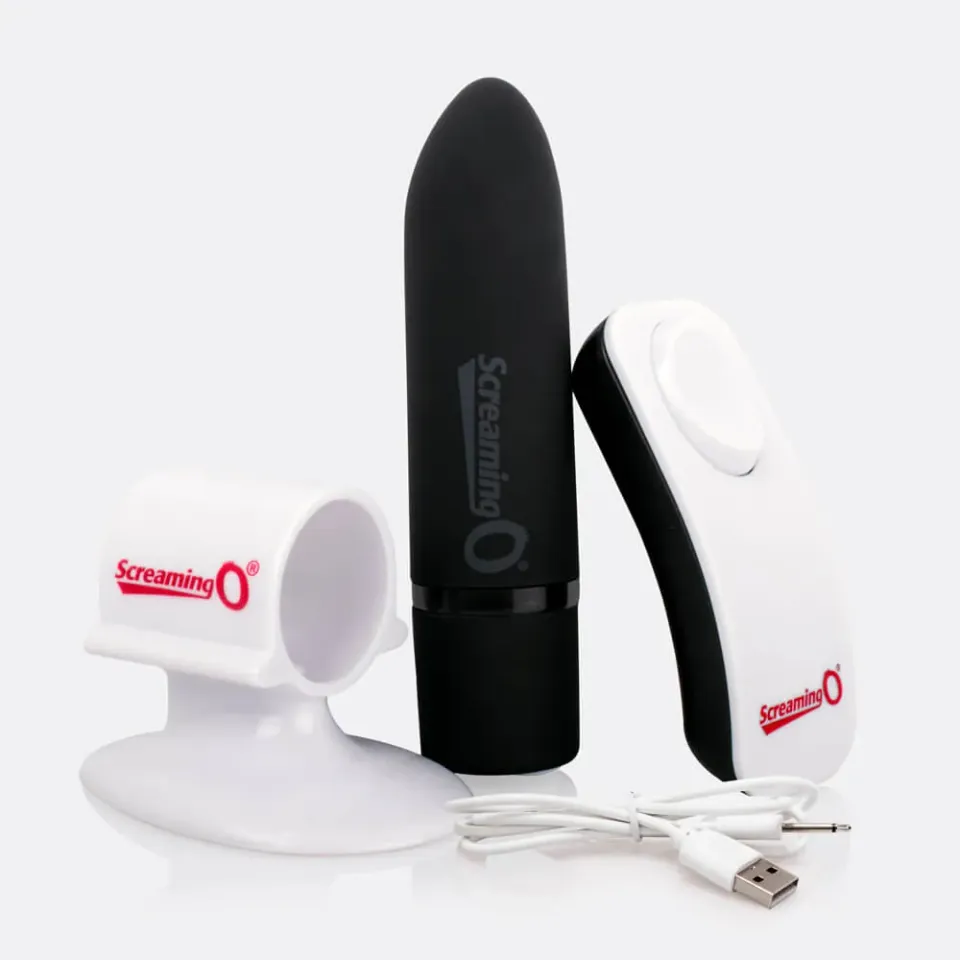 Screaming O Positive vibrator zwart afstandsbediening