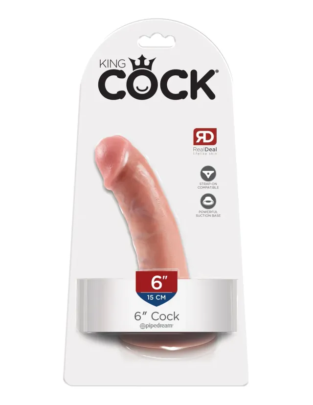 Pipedream King Cock 6 inch realistische dildo met zuignap