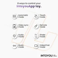 Intoyou NexEgg vibrerend ei met app oranje/roze