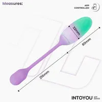 Intoyou NexEgg Vibratie Ei Lila met App