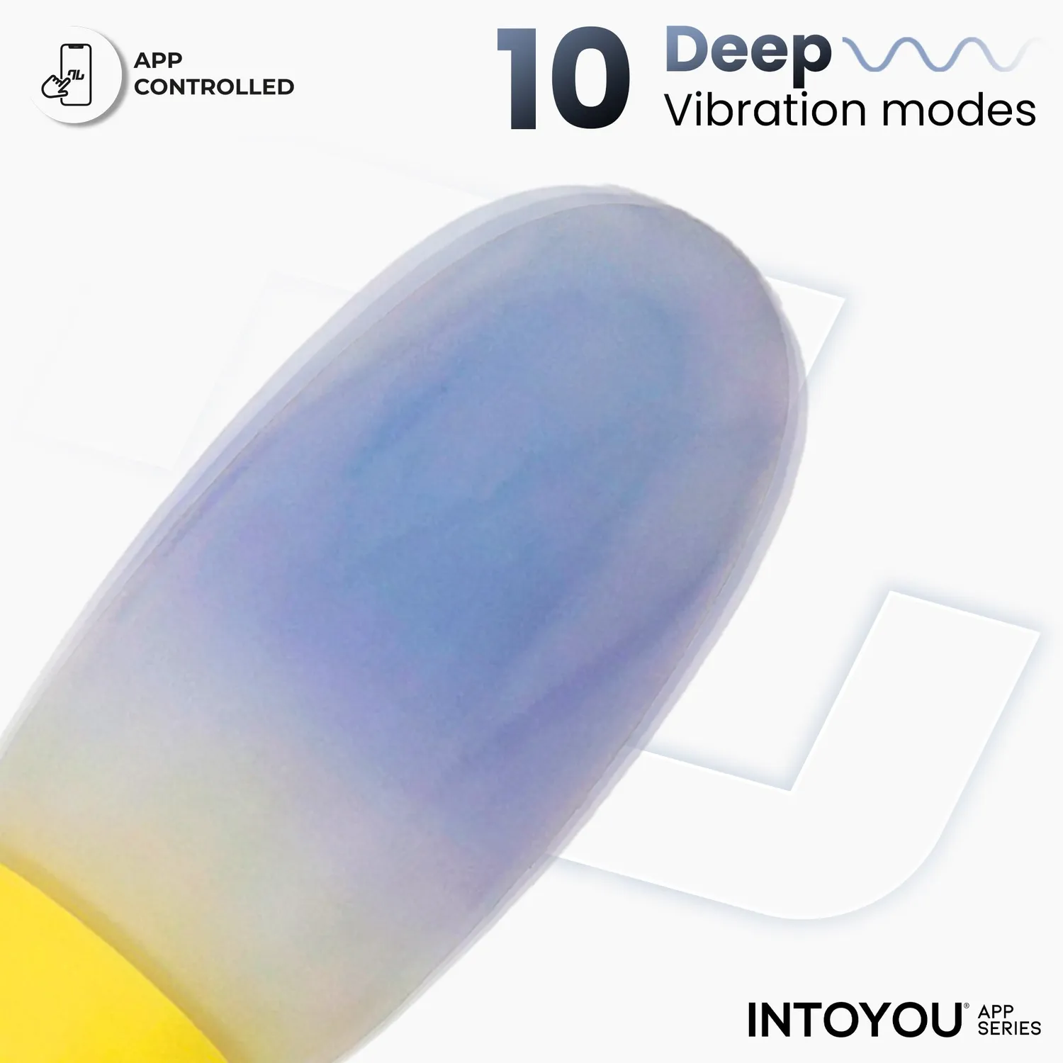 Intoyou NexEgg vibratie-ei geel-paars met app