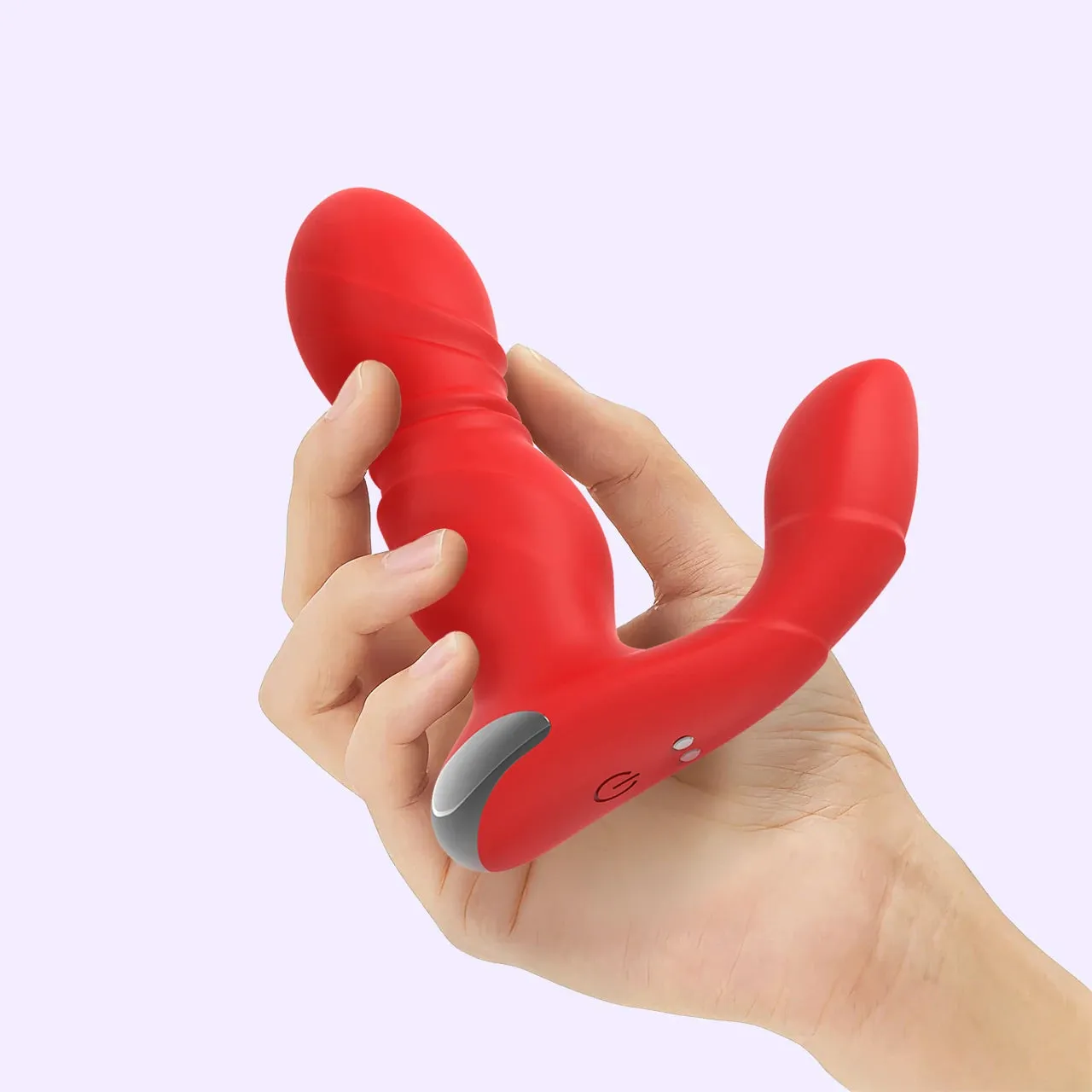 Beisar VividPulse vibrator rood draagbaar stotend
