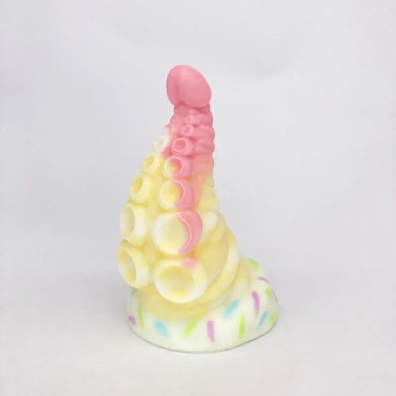 Tentickle Tenton Cake Drip dildo mini soft flop met vlekje