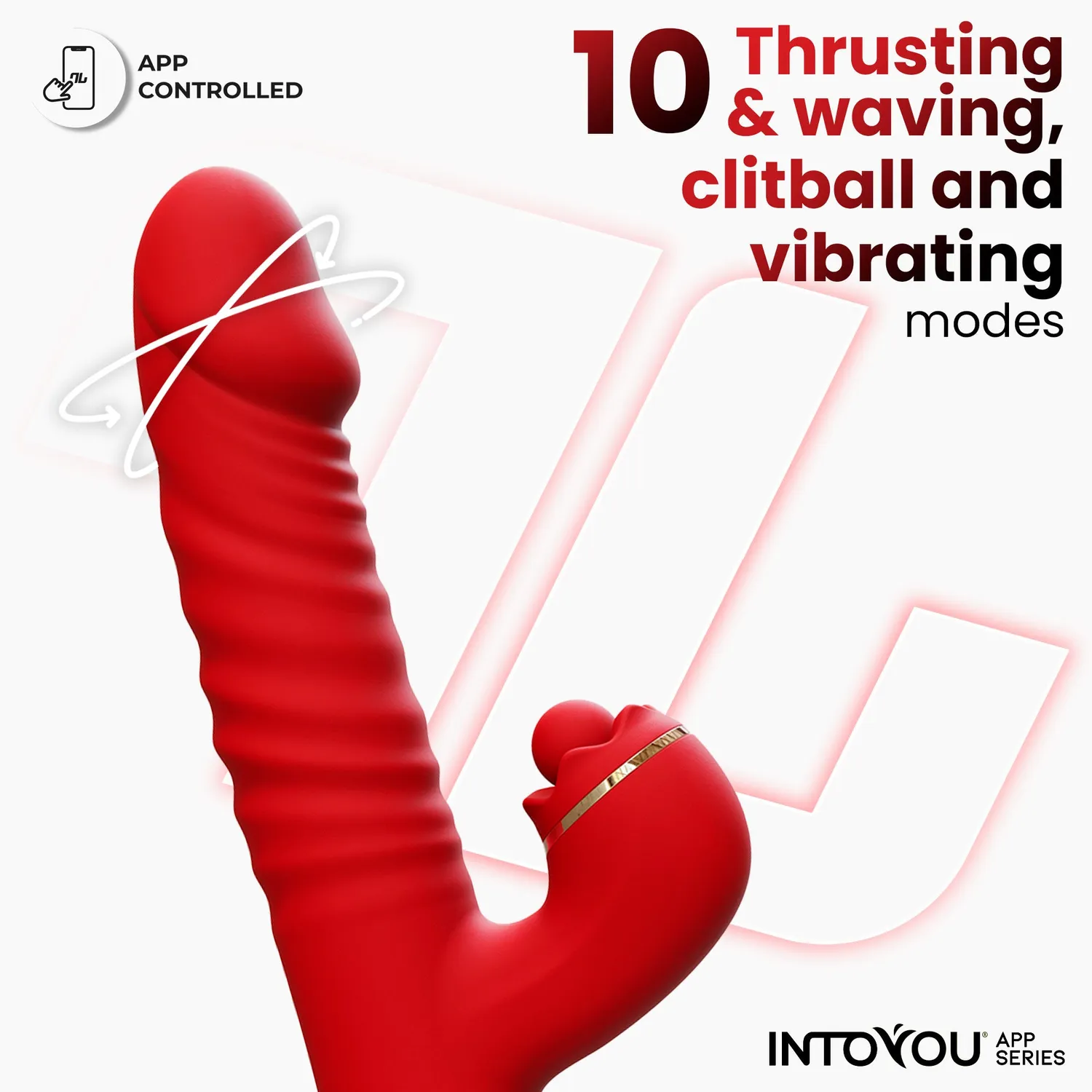 Intoyou Ascen vibrator met thrusting en app
