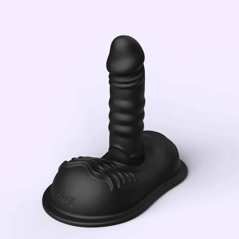 Beisar Pandora stotende vibrator zwart kussen