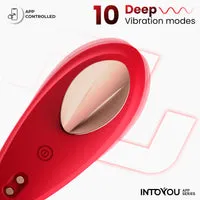 Intoyou APP slipvibrator rood met magneet