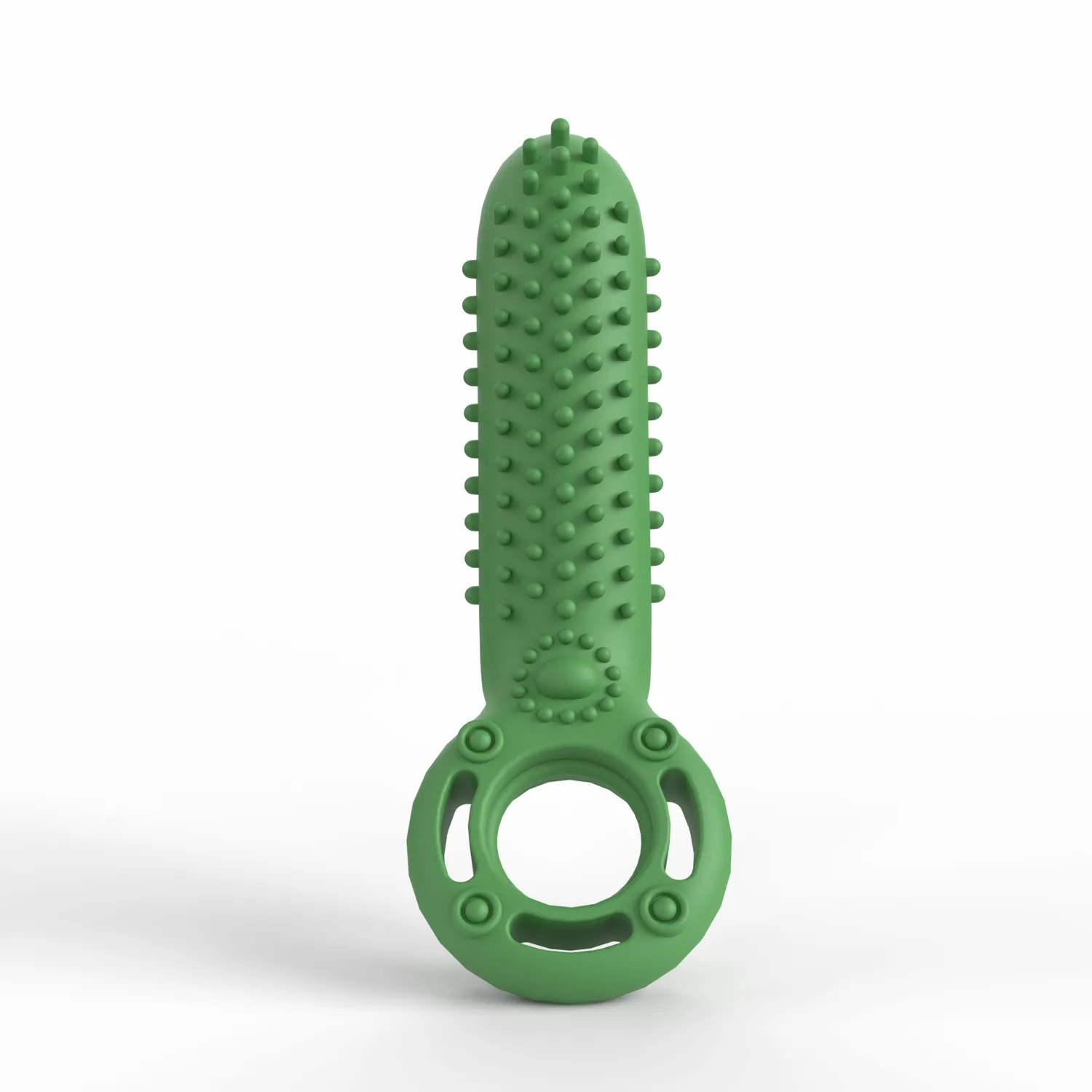 Screaming O Ride the Pickle vibrerende cockring groen siliconen