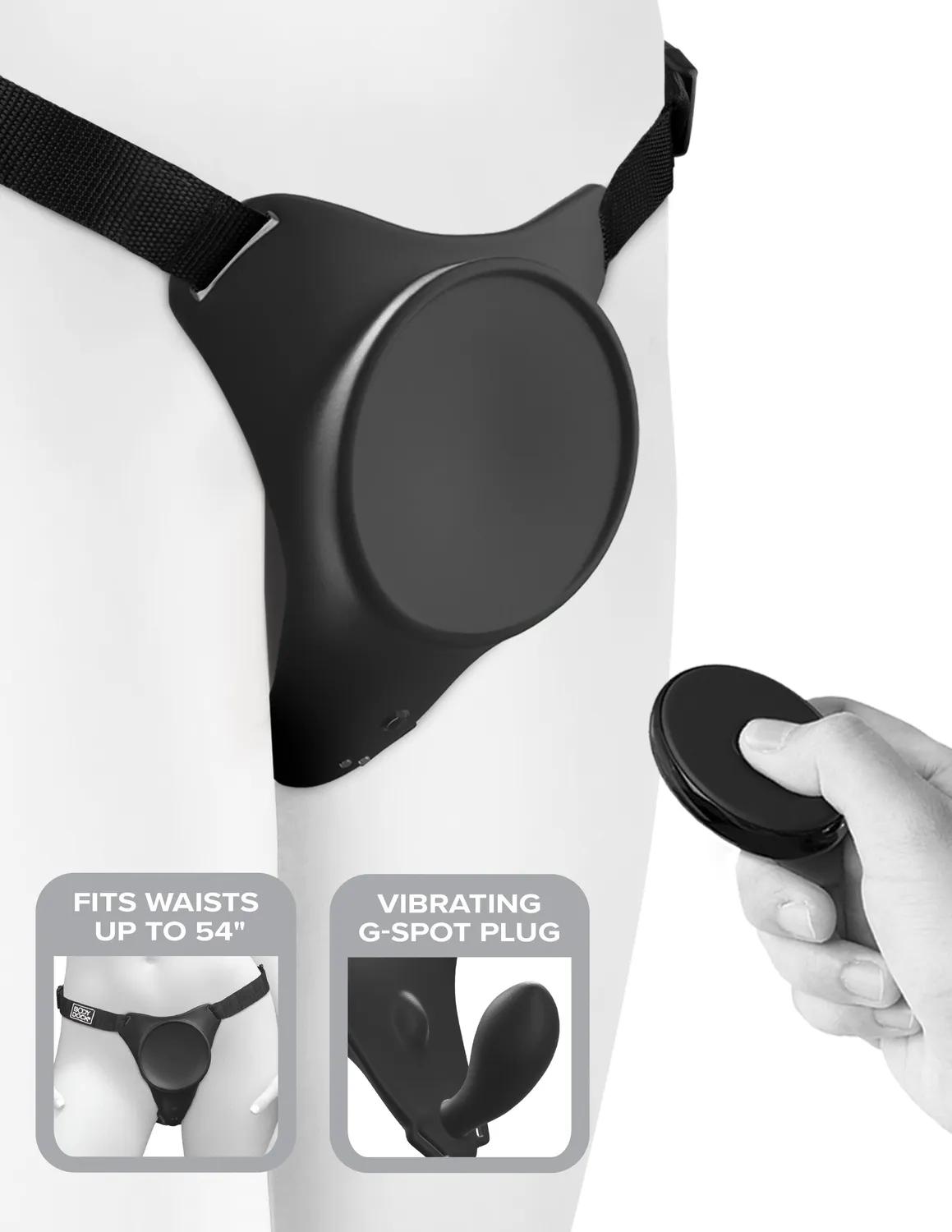 Pipedream Body Dock G-Spot Pro voorbindgordel vibrerend