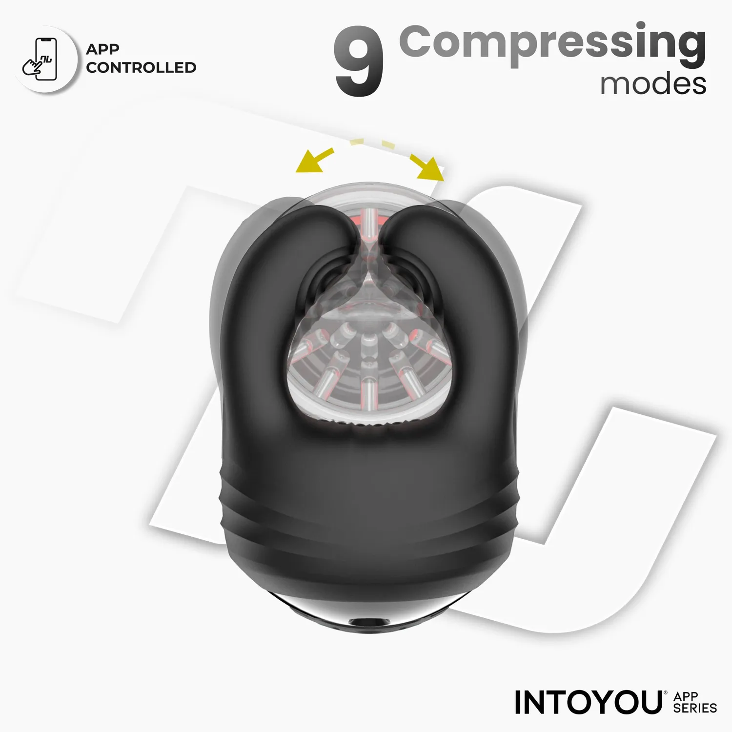 Intoyou Torky roterende masturbator met app 3 motors