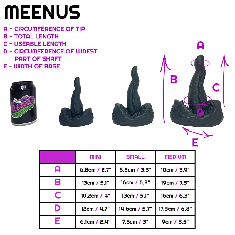 Tentickle Meenus Halloween UV dildo medium zacht