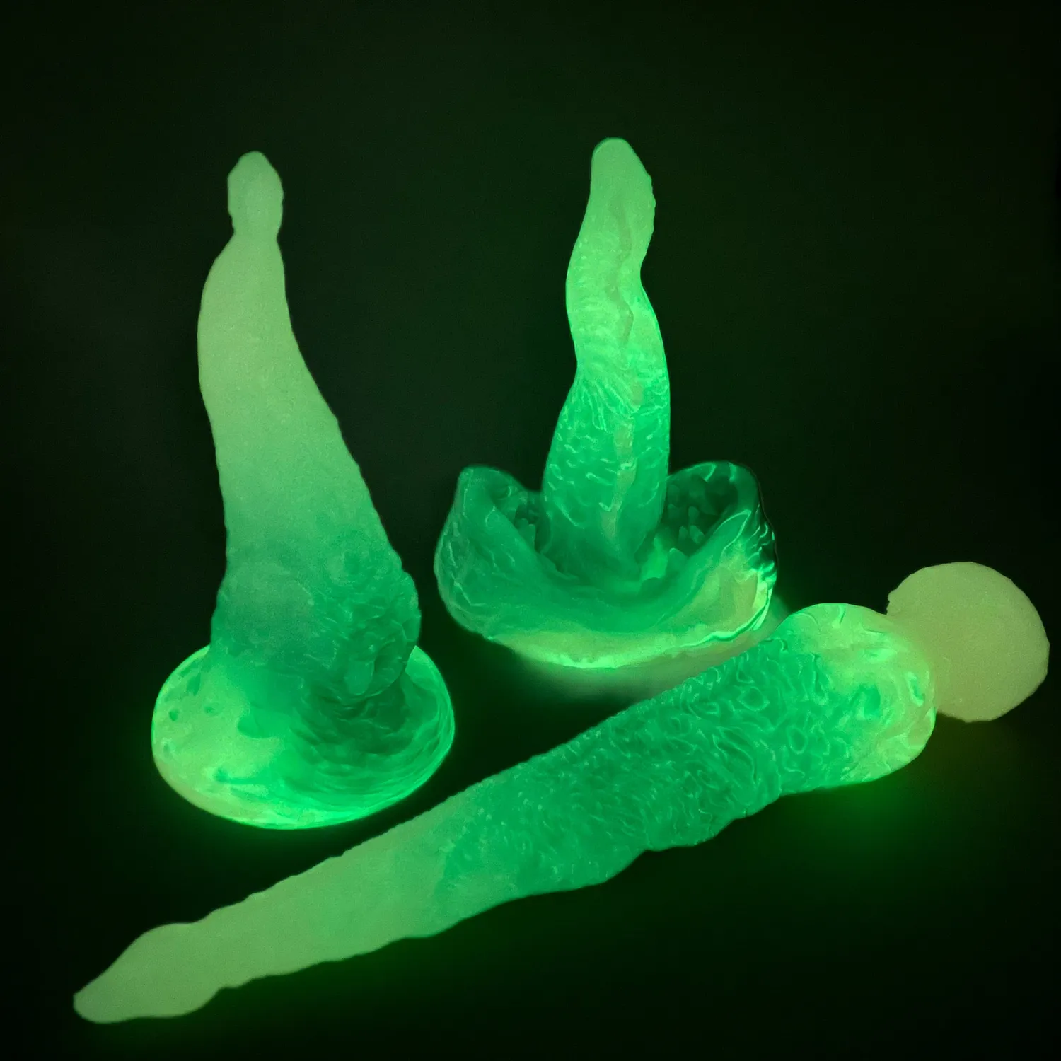 Tentickle Meenus Watermelon Margarita dildo medium glow