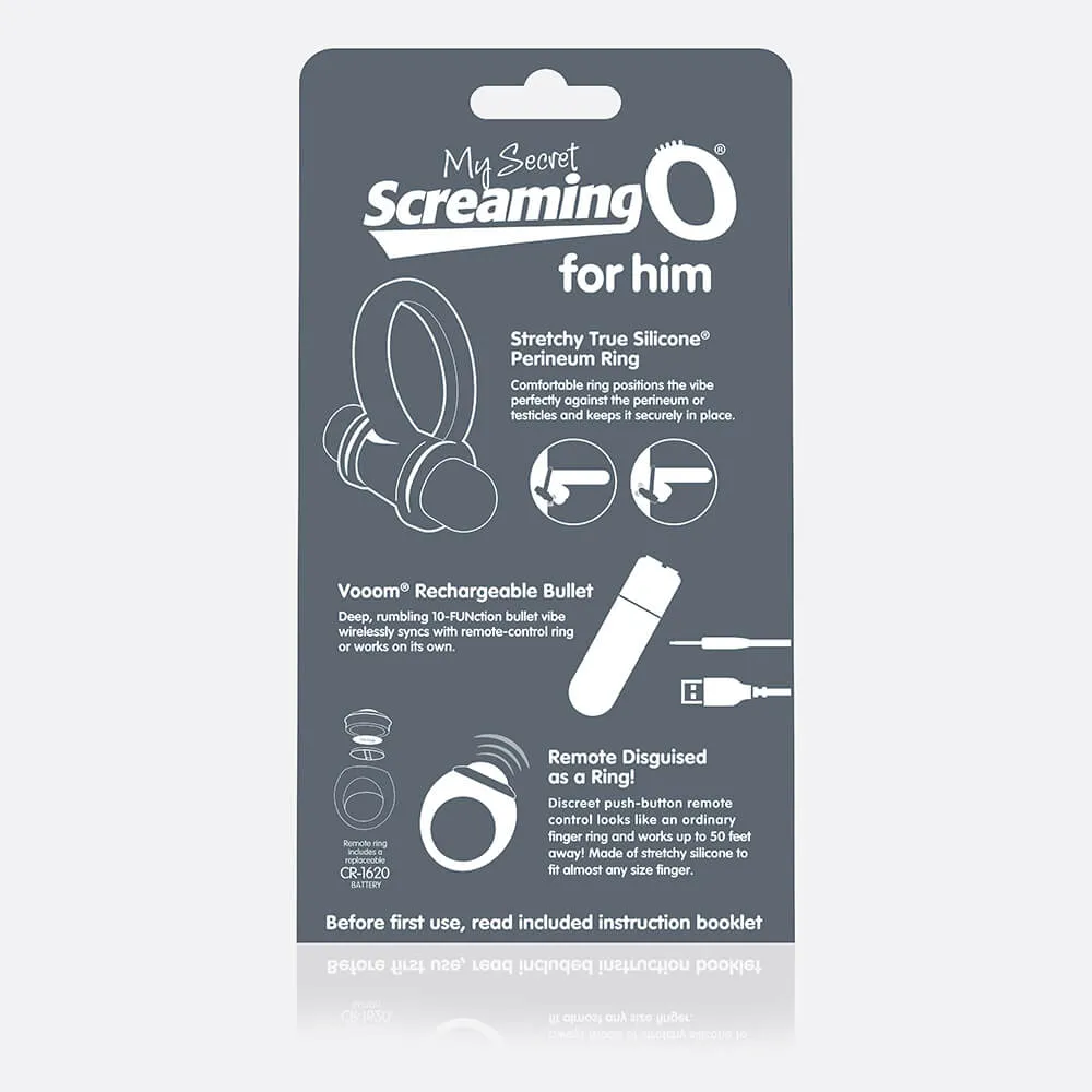 Screaming O My Secret bullet vibrator met ring-afstandsbediening