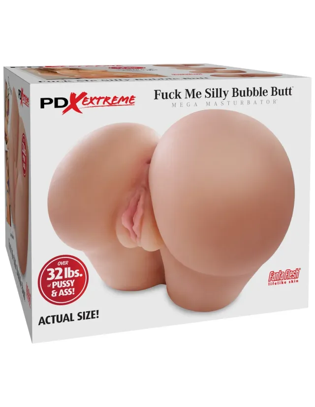 Pipedream Fuck Me Silly Bubble Butt masturbator light groot