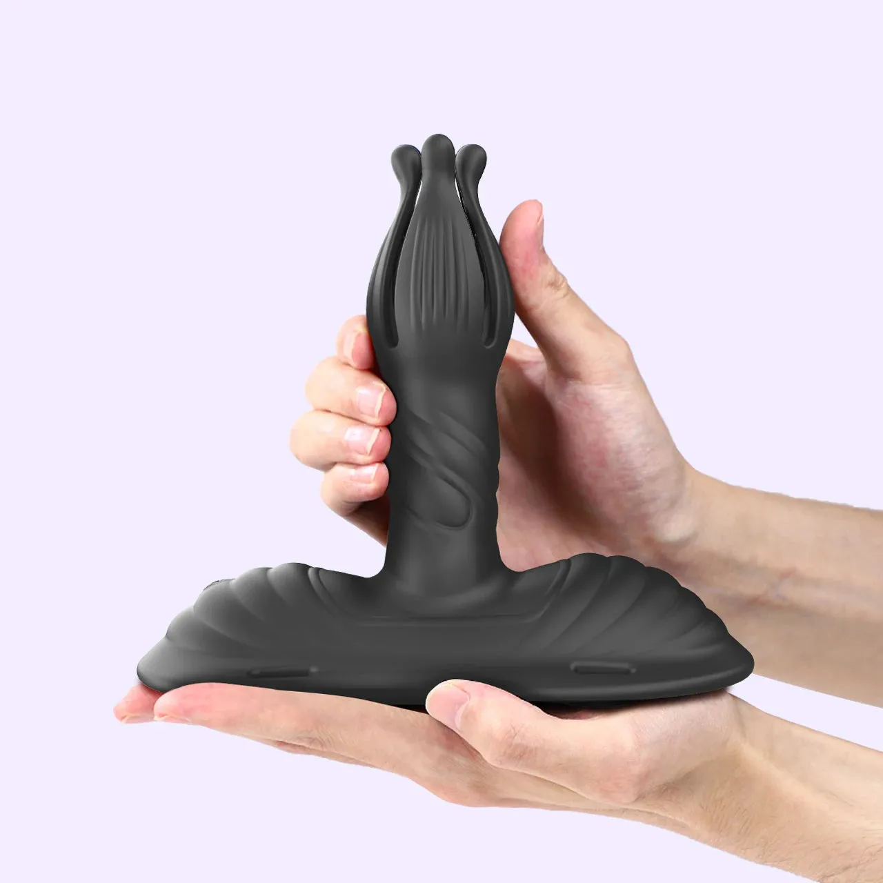 Beisar Pardus opblaasbare dildo zwart met appbediening
