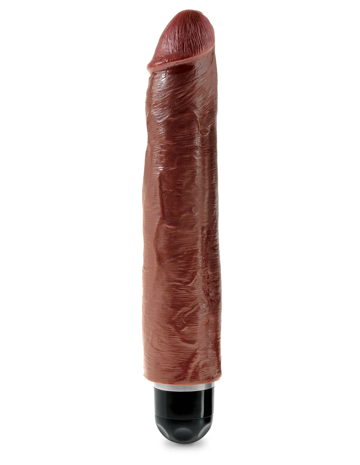 Pipedream King Cock 10 Vibrating Stiffy vibrator transparant
