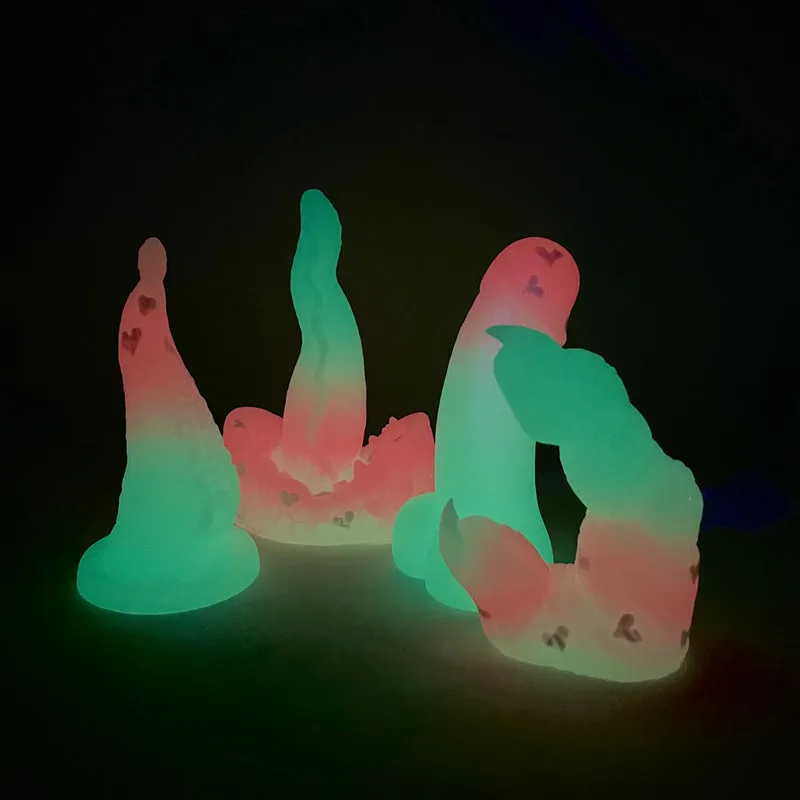 Tentickle Meenus Be My Fungi dildo small medium glow in the dark