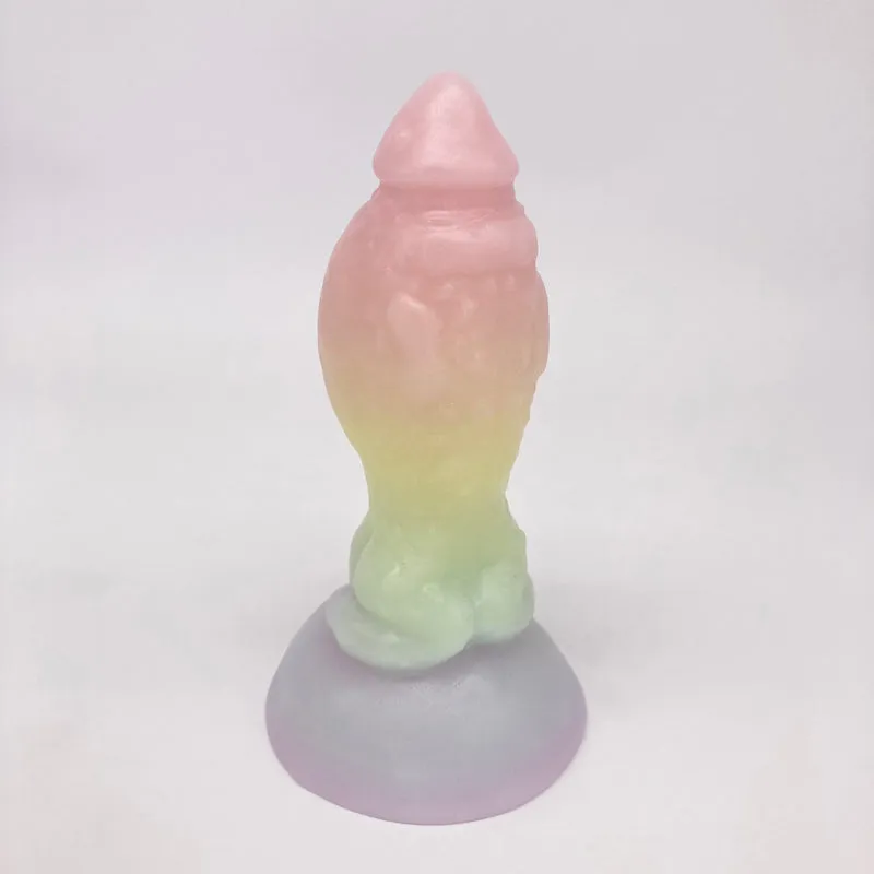 Tentickle Toady Stool Pastel Rainbow dildo mini soft