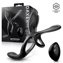Intoyou Daxer U-146 vibrerende penisring dubbel voor koppels
