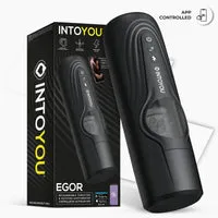 Intoyou Egor Masturbator Stotend Roterend Zwart Turbo