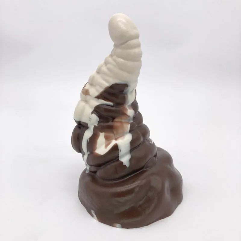 Tentickle Tenton White Russian dildo Small medium siliconen