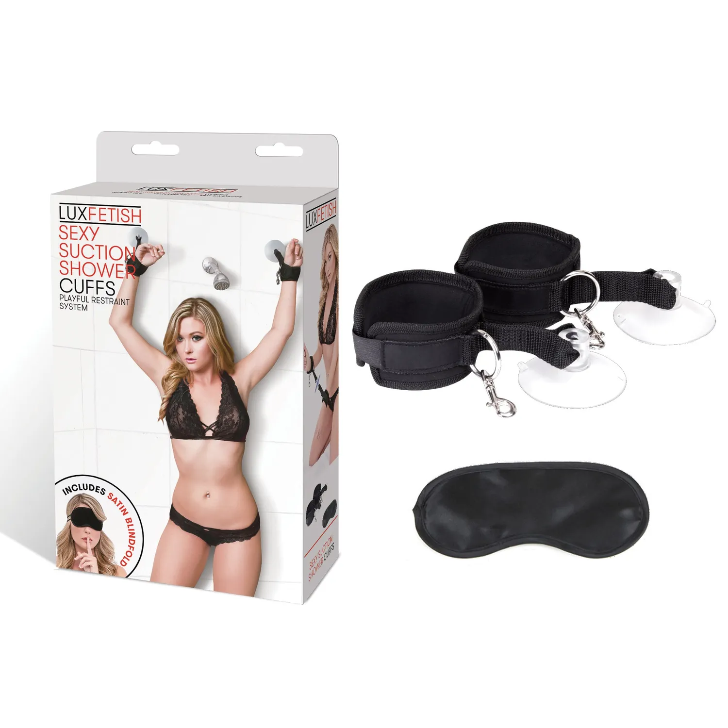 Lux Fetish Sexy Suction Shower Cuffs Douche Boeien
