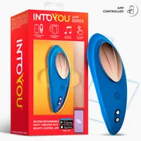 Intoyou Panties Slipvibrator met App blauw stil