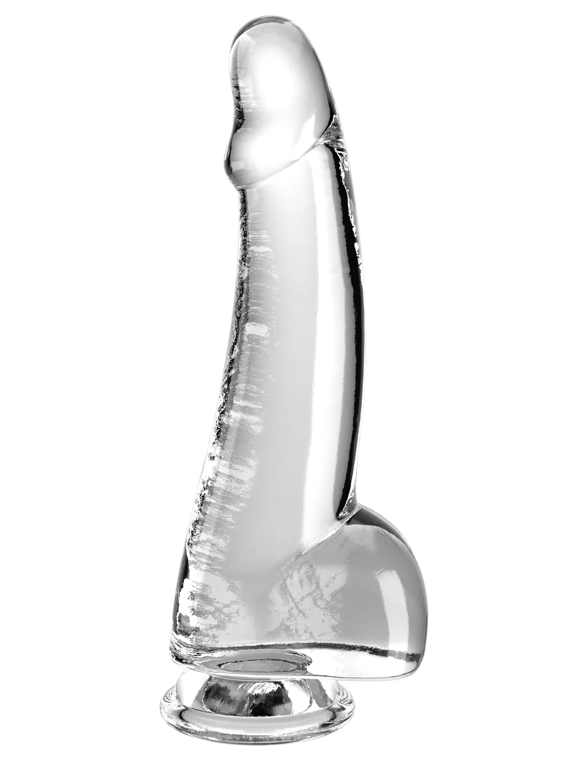 Pipedream King Cock 7.5" Cock With Balls dildo transparant 19 cm