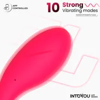 Intoyou Bulby vibro-ei intense pink met app en 10 standen