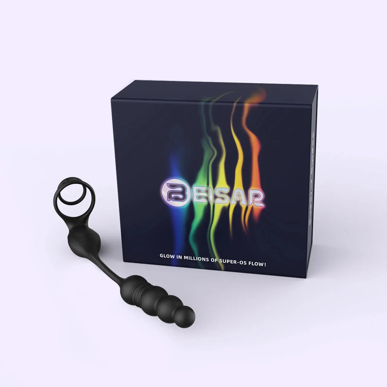 Beisar Rhythmic 4 prostaat vibrator zwart 3-in-1