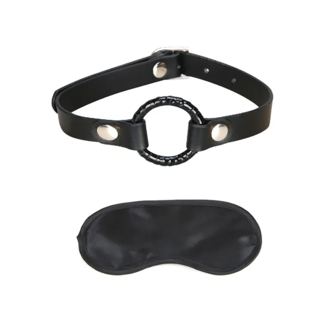Lux Fetish Open Mouth Gag ringgag siliconen