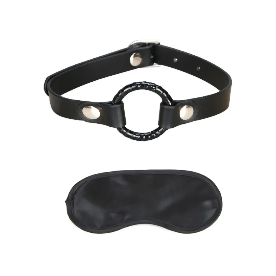 Lux Fetish Open Mouth Gag ringgag siliconen